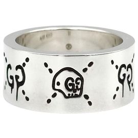 Gucci Anillo Ghost de plata Multicolor