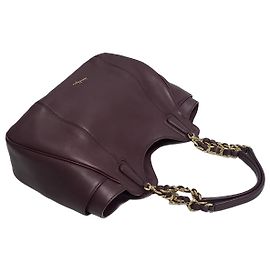 Salvatore Ferragamo Bolsa Tote Gancini Melinda e Bolsa de Ombro Roxo