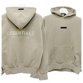 Fear of God Hoodie en polaire classique Essential Logo - Pierre Abbey Blanc