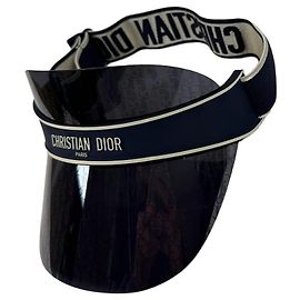 Dior Boné de viseira oblíqua Azul