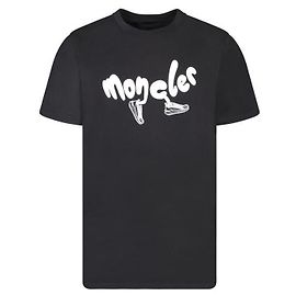 Moncler Logo Printed Short Sleeve T-Shirt Black