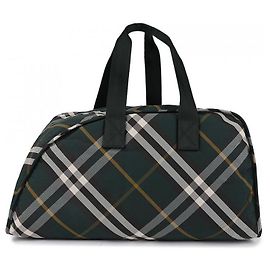Burberry Grande Borsa da Viaggio Shield Nero