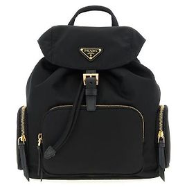 Prada Small Recycled Nylon Backpack OOO Black