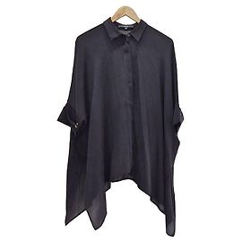 Gucci Oversized Seidenbluse Schwarz