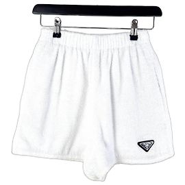 Prada Terry Shorts Silber
