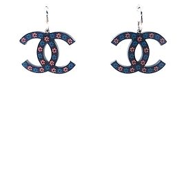 Chanel Orecchini con stampa CC Multicolore