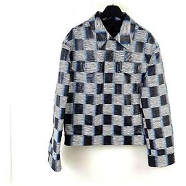 Louis Vuitton Giacca in pelle Damier Multicolore