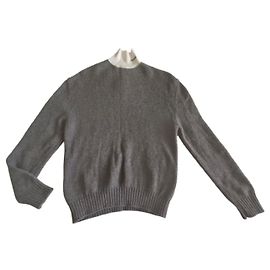 Grauer Woll- und Kaschmirpullover Prada Herbst 2022 IT36 Grau