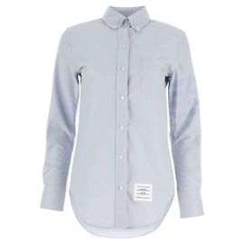 Thom Browne Camicia classica in cotone Oxford Blu