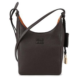 Miu Miu Borsa a secchiello in pelle Marrone