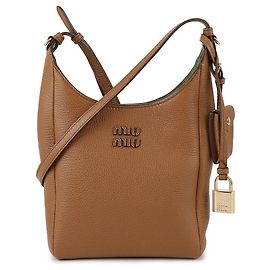Miu Miu Borsa a secchiello in pelle Marrone