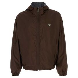 Prada Wendbare Nylonjacke Schwarz