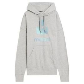 Isabel Marant Kapuzen-T-Shirt GYIB Silber
