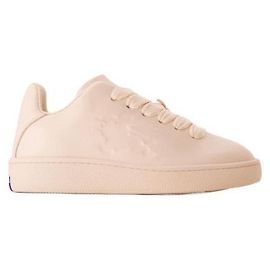 Burberry Tênis de couro Box Laranja