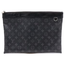 Louis Vuitton Pochette Clutch Monogram Eclipse Noir
