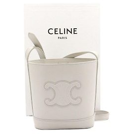 Céline Mini borsa a secchiello con tracolla Marrone