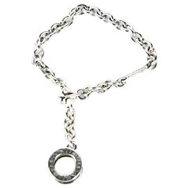 Bulgari Silver Keyring Silvery