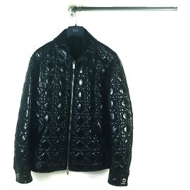 Dior Lammnappa Cannage Lederjacke Schwarz