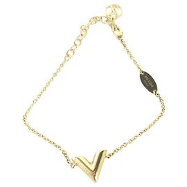 Louis Vuitton Pulseira Essencial Dourado