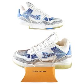 Louis Vuitton Swarovski Trainer Sneakers Orange