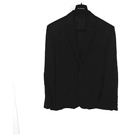 Balenciaga Gewaschene Jacke Schwarz