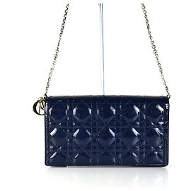 Dior Borsa a tracolla Cannage Lady Chain Pouch Nero