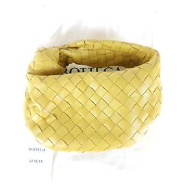 Bottega Veneta Sac à main Jodie Intrecciato Doré