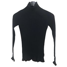 Moncler Pull à col roulé en maille Noir