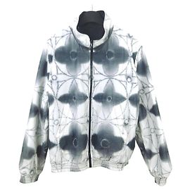 Louis Vuitton Giacca Blouson Reversibile in Pelle Mista Multicolore
