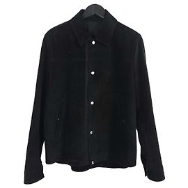 Dior Wildleder-Überhemdjacke Schwarz