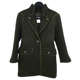 Chanel Tweedjacke Schwarz