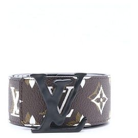 Louis Vuitton Reversible Monogram Canvas Belt Brown