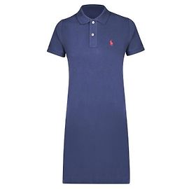 Ralph Lauren Polo Logo Kleid Blau