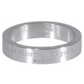 Maison Martin Margiela Ring mit Lettering-Logo Silber