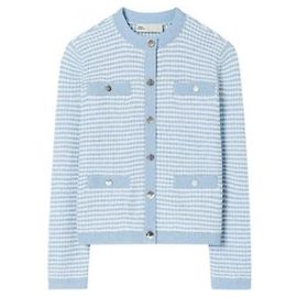 Tory Burch Cardigã de algodão Kendra Branco
