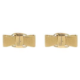Salvatore Ferragamo Orecchini a fiocco in oro D'oro