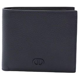 Dior CD Icon Wallet Navy Blue