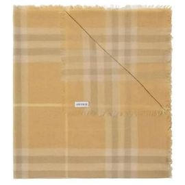 Burberry Karo-Wollschal Orange