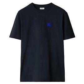 Burberry Baumwoll-T-Shirt mit kurzen Ärmeln Schwarz
