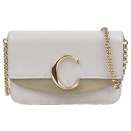 Chloé Bolsa transversal com corrente Branco