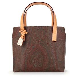 Etro Bolso Tote de Mujer en Jacquard Paisley Roja