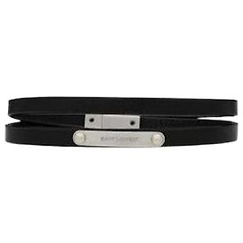 Saint Laurent Bracciale Nero