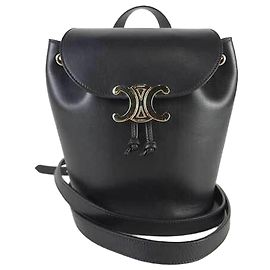 Céline Calfskin Bonnie Backpack Black