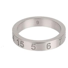 Maison Martin Margiela Neuer Numerischer Ring Silber