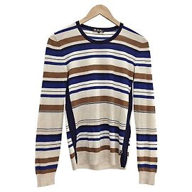Loro Piana Gestreifter Cashmere-Seidenstrick Mehrfarben