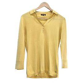 Loro Piana Polo de seda Amarillo