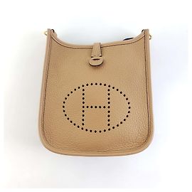 Hermès Bolsa transversal Evelyn Laranja