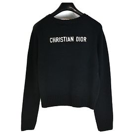 Dior Malha de cashmere com logo Preto