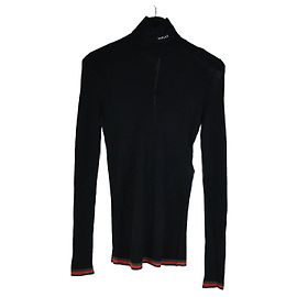 Gucci Pull en cachemire et soie à col roulé Multicolore