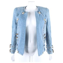 Balmain Denim Jacket Blue